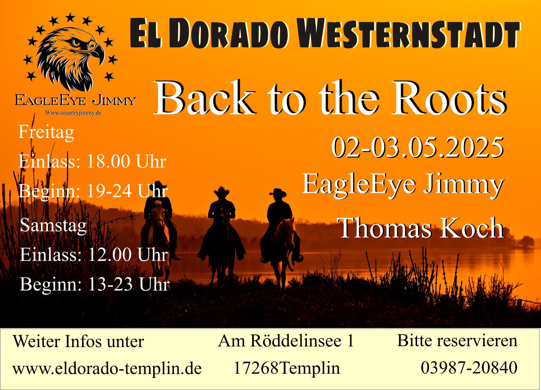 Back To The Roots in Eldorado Templin im Mai 2025
