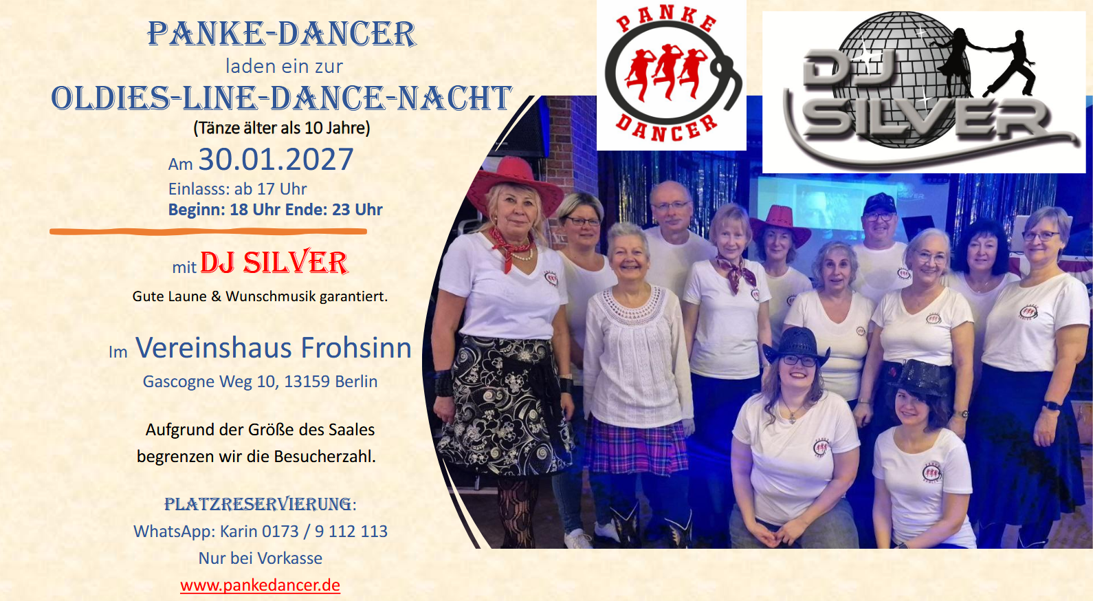 8. Oldies Line Dance Nacht 2027