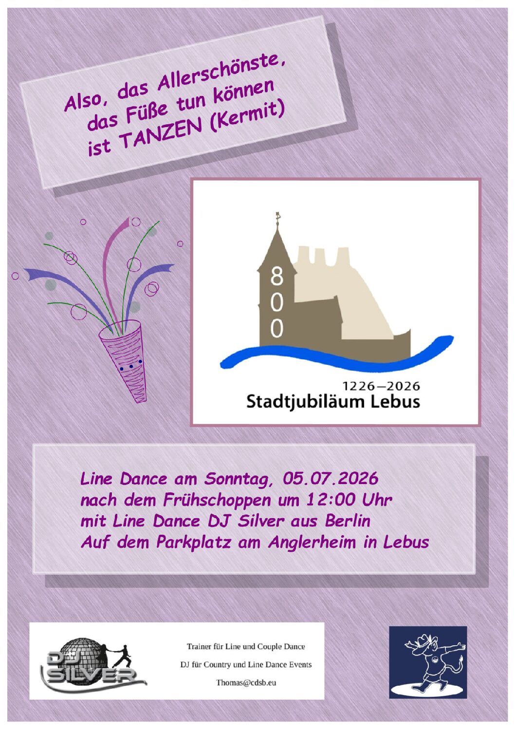 Line Dance Nachmittag zum Lebuser Stadtfest (800 Jahre)