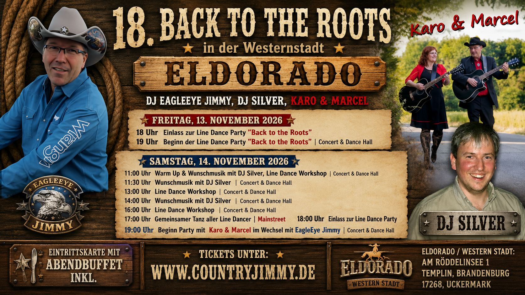 Back To The Roots in Eldorado Templin im November 2026